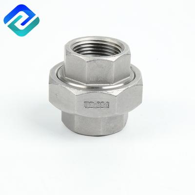 China General 304 Stainless Steel Female Joint Union Different Types Of Pipe Transition Fittings for sale