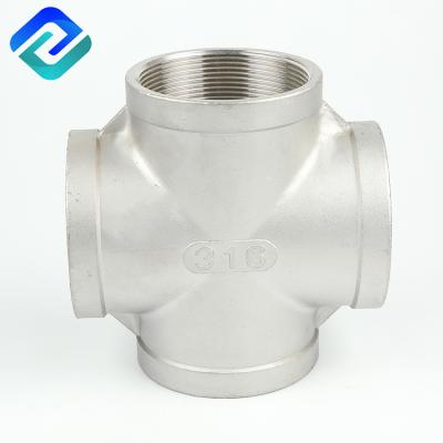 China General 316 Stainless Steel Large Diameter Pipe Joint Joint Cross for sale