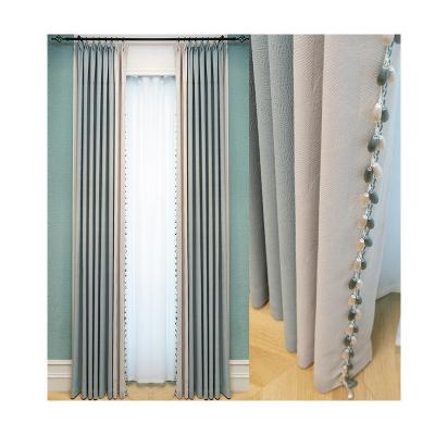 China Blackout China Latest Design Embroidery Pinch Pleat Wholesale Hot Selling White Plastic Curtain for sale