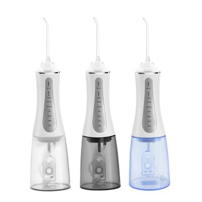 China Wasser flooser Zahn-Reiniger-wieder aufladbares tragbares zahnmedizinisches Wasser-Jet Flosser 350ml Soem-Wasser Pik Flosser zu verkaufen