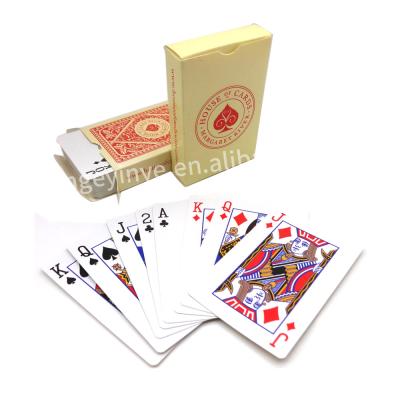 China Promotional Gift Deck Card / Poker Standard Size Custom Playing Cards Logo for sale