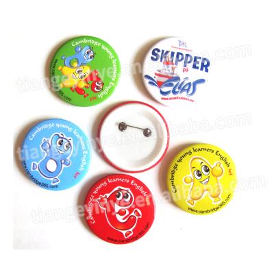 China Customized Logo Printing Pin Badges Nickel Free for sale