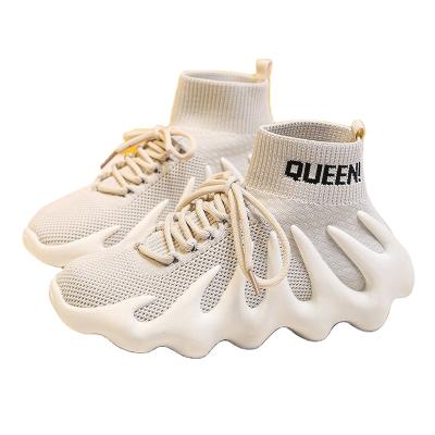 China Deodorization 2022 New Latest Women's Breathable Flying Slip-on Socks Fashion Custom Made Sports Shoes for sale