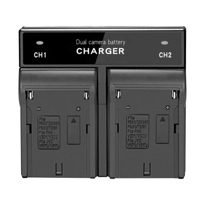 China Dual USB Slots Smart Fast Charging Rechargeable Battery Charger for Sony Canon Nikon Olympus for sale