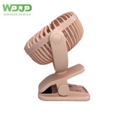 China 20 Hours Working Time 4000mAh High Capacity Table 4 Level 3D Speed ​​Shape 360 ​​Degree Adjust Desktop USB Mini Fan With Clip for sale