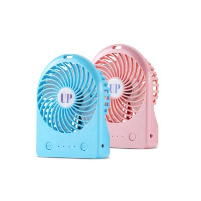 China 20 Hours Small Working Time Mini Table Micro Fan 2000mah USB Fan With Good Price for sale