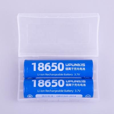 China Hot Selling 2pcs 18650 Battery Plastic Box Li-ion Battery Case 18650 Battery Case for sale