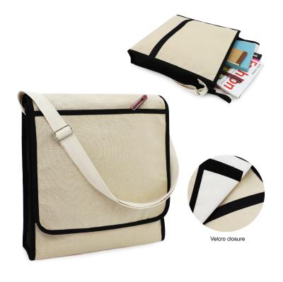 China Wholesale Canvas Cross - Body Shoulder Business Men Bag Messenger Canvas Tablet Bags for sale