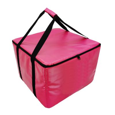 China Waterproof Wholesale Pizza Thermal Dubai Insulated Burger Led Bike 65 L Portable Food Delivery Bag for sale