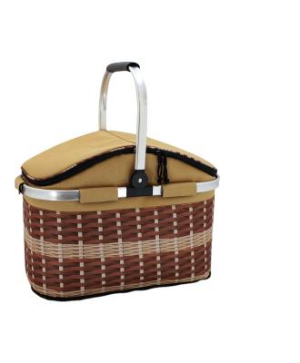 China Sublimation Insulated Food Bag Picnic Cooler Basket for sale