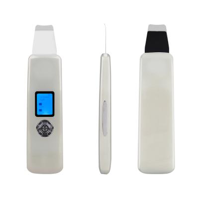 China Dropshipping Ultrasonic Skin Deep Cleansing Scrubber with LCD Display Blackhead Removal Face Spots Device Acne Cleansing Treatment for sale