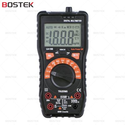 China Multi Function BOSTEK UA19B 1000V Auto-ranging Manual 6000 Counts True-RMS Multimeters for sale