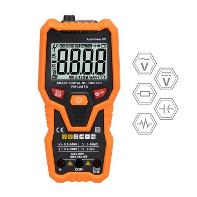 China Bostek Factory Sale 6000 Whole Counts Multimeter RMS Digital True Multimeter DMM Smart Tester Multimetro PM8247S PM8247S for sale