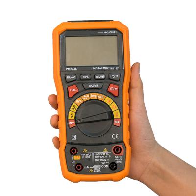 China PM8236 Range True Digital Multimeter 6000 Counts RMS Ac/dc True Current Voltage Meter With USB Interface PM8236 for sale