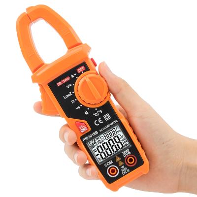 China PM2018B Digital Clamp Meter 6000 Counts Auto Range Dual Display AC DC DC Clamp Multimeter with LPF and LowZ Test PM2018B for sale