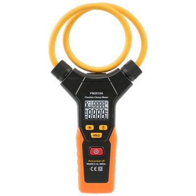 China PM2019A High Precision 6000 Counts Flexible Clamp Meter 3000A AC Digital Clamp Ampere Meter PM2019A for sale