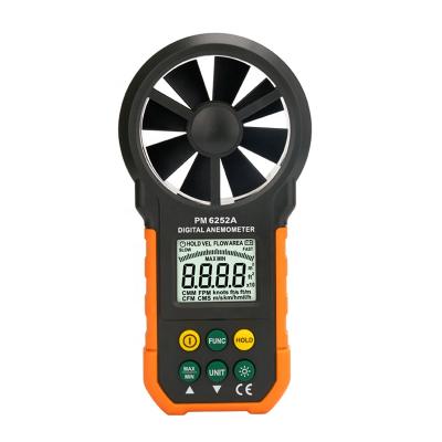 China Portable Digital Anemometer Speedmeter PM6252A Top Selling Wind Speed ​​Meter 0.4 to 30.0 m/s Digital Anemometer for sale