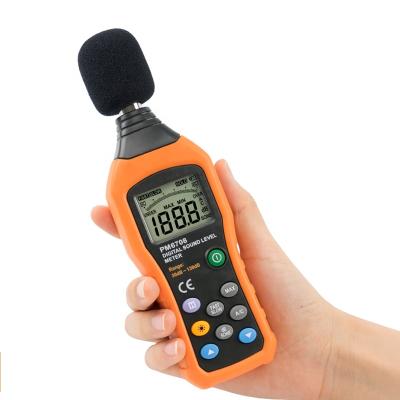 China PM6708 Sound Level Meter Analog and Display Digital Sound Level Meter 30~130dba Low Price Mini Noise Level Meter Tester with Data Store for sale