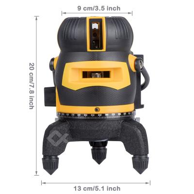 China High Precision 3D Laser Level Green Beam 5 Automatic Rotary 360 Lines Laser Level Distacne Laser Measurement BOSTEK for sale