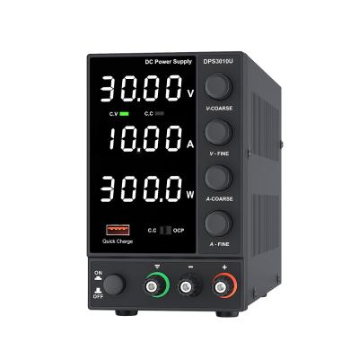 China 300w 30v Lab Phone Repair BOSTEK DPS3010U Variable DC Power Supply / 10a USB Changeover Power Supply for sale