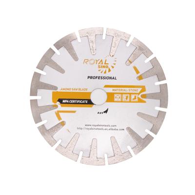 China For Granite T Shape 180mm Segmented Diamond Circular Saw Blades For Cutting Marble And Granite for sale