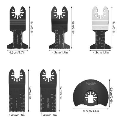 China Cutting Oszillierendes Sageblatt Oszillierendes Oszillierendes Sageblatt Universal Soft Wood Oscillating Multitool Blade Adapter Saw Blades Cut for sale