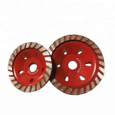 China 105-180mm turbo diamond cup deburring grinding wheel for stone, concrete, granible, marble for sale