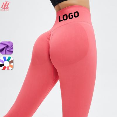 China Breathable Spot new cross-border waist trainer leggings woman customize female tight hip lift sports trousers seamless plus leggings for sale