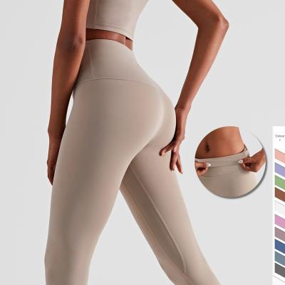 China Breathable Breathable High Waist Yoga Pants Butt Lifting Compression Workout Leggings Waist Trainer Corset leggings for sale