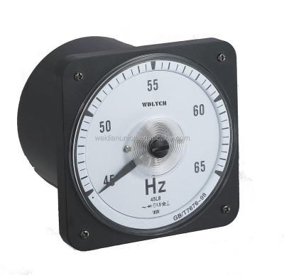 China ABS Plastic Shell Housing WDG Series 110mm Wide Angle Round Type Frequency Meter for sale