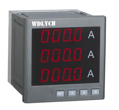 China WD-2I3 120*120mm Three Phase Ammeter With RS485 Communication WD-2I3 for sale