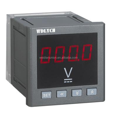 China 120mm type voltmeter with relay alarm output WD-2UD for sale