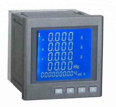 China 80*80mm LCD Display Multifunction Digital Energy Meter WDY-2E for sale