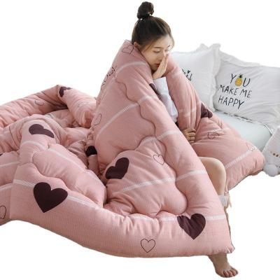 China Nantong ADA Textile Home and Hotel Use Winter Mink Large Soft Korean Horse Blanket Nantong Thick Twin Queen Fleece Comforter for sale