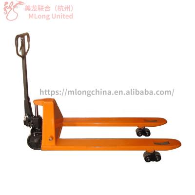 China Durable 3000kg pallet truck rack hand pallet truck steer wheel china pallet truck for sale