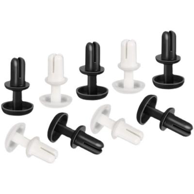 China Auto Parts Plastic Fastener Plastic nylon colors rivets, black white paper Snap Heying Nylon 66 Male and Female Push Snap Clips Round Head Plastic Rivets/ for sale