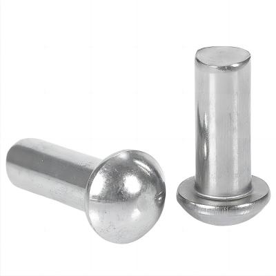 China Stainless steel china cheap price 4mm, 5mm 6mm 7mm 8mm Aluminum steel Round Solid Rivets Flat Head Solid Rivets countersunk head solid rivets/ for sale