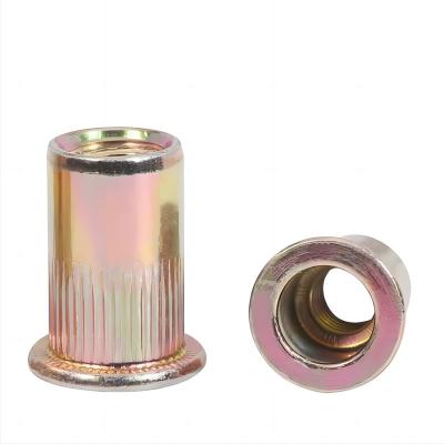 China Stainless steel good serive hot sale, Din7338 8x20mm 10*20mm Colored Zinc Plating Steel Copper Brass Fully Tubular Metal Rivets Hollow Rivets/ for sale