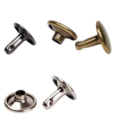 China Pan factory high quality Custom, 3mm 4mm 5mm 6mm 8mm 9mm Double Head Black Powder Copper Rivets Decorative double Rivets/ for sale