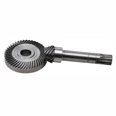 China Helical Gear Kit Right Angle Bevel Steering Hypoid Pinion Gear for sale