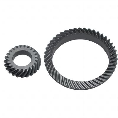 China 28 Tooth 90 Degree Spiral Bevel Gear Load Heavy Pinion Crown Gear For Aviation for sale