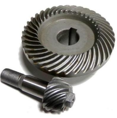 China High-Ratio Hypoid Gear Pair Involute Bevel Gear Worm Wheel Pinion for sale