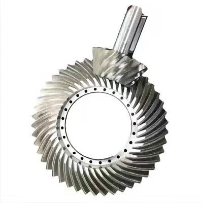 China Hypoid Gear Set Bevel Gear Pinion Shaft High Power And High Torque for sale