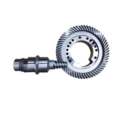 China Hypoid Bevel Gear High Reduction Ratio Grinding Gear Manufacturer for sale