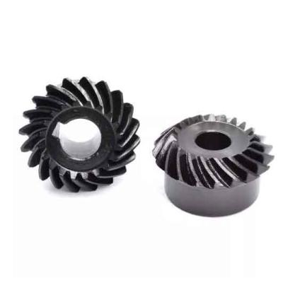 China 1.5 Modul Kronenrad und Pinion Stahl gehärtet Spirale Bevel Gear für Fahrrad zu verkaufen