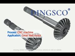 helical bevel gear kit cone pinion cnc machine for great wall motor