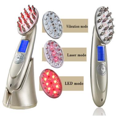 China Electric Hair Grow Straightener Massage Comb Laser Comb For Hair Restoration MD-LC2 for sale