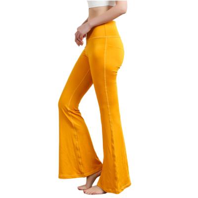 China High Waist Womens Casual Anti-Pilling Yoga Boot Sweatpants Pants Solid Pants Ladies Women Pants Plus Size Wide Leg Pants for sale