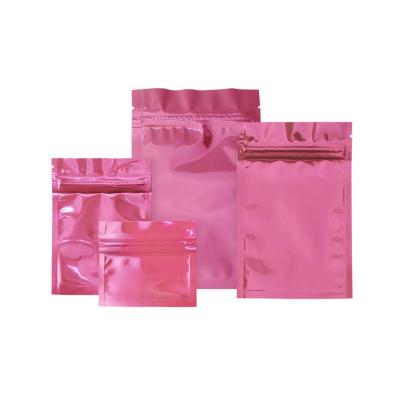 China This Year's Shipping Backpack Food Grade Snacks New Commercial Aluminized Candy Bundled Bone Pull Moisture Proof Pink Bag for sale