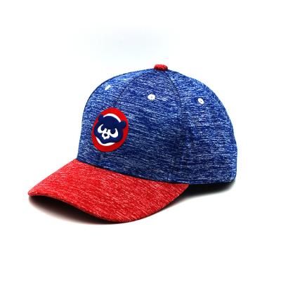 China JOINT Spandex Branded Sports Headwear Baseball Cap With PVC Logo for sale